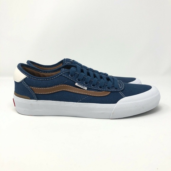 vans slip on dark blue